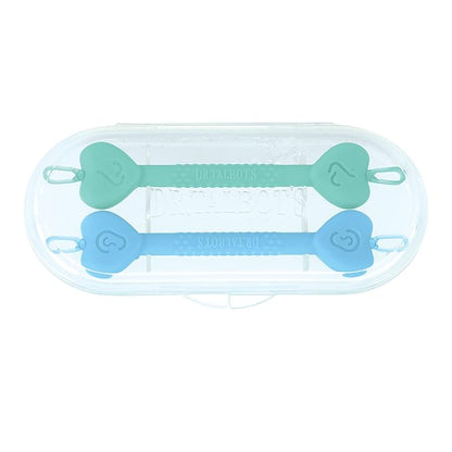 Dr. Talbot’s Baby Safe Nose and Ear Cleaner Set with Hygienic Travel Case, Gentle Dual-Ended Easy Mucus and Wax Remover Tool, 2 Pack, Neutral Colors