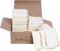 Babygoal 30PCS Reusable Diaper Wipes, Natural Unbleached Baby Face Wipes, Soft Sturdy, 8 x 8 Inches, 30BW02-B