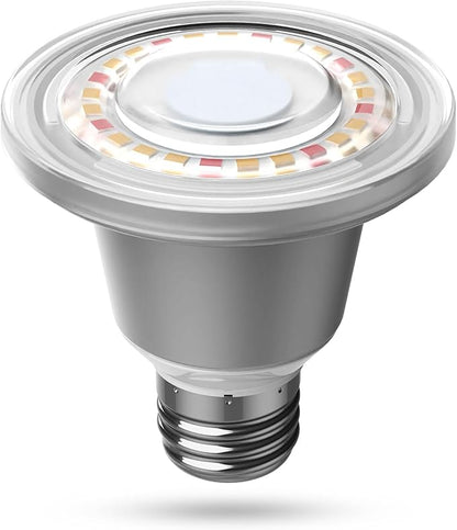 SANSI 60W Equivalent LED Grow Light Bulb, BR20 12W Full Spectrum Plant Light Bulb E26 Base, 25,000 Hours Lifespan IP54 Waterproof Grow Light for Indoor Outdoor Plants