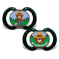 MasterPieces Officially Licensed Smokey Bear Infant Baby Pacifier 2-Pack
