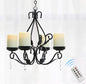 3 in 1 Ambient Lighting Chandelier Chain Hang Metal Wall Sconce