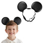 Adjustable Mouse Ears Headband, PU Ears Elastic Hairband for Unisex Kids Baby Boys Girls Kid Party Supplies