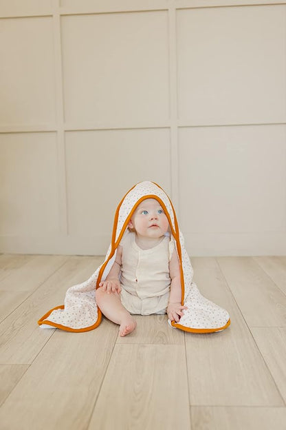 Copper Pearl Hooded Bath Towels Premium Knit/Terry Cloth Baby Towels with Hood, Pockets, and Cool Designs - Great to Gift and Make Bath Time Fun - Baby Bath Towel, Hunnie