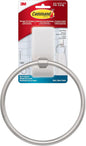 Command Hand Towel Holder Satin Nickel