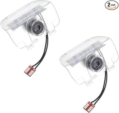 Non-Fading Car Door LED Logo Projector Welcome Lamp Door Light Puddle Lights Kit Compatible with Accessories Accord 2013-2022 (Red Classic, New Accord/Spirior/Odyssey/Elysion/CR-Z)