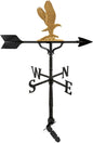 Montague Metal Products 32-Inch Weathervane with Gold Eagle Ornament