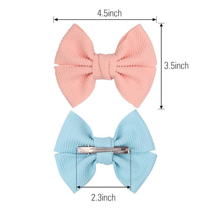 XIMA 15pcs Hair Bow Clips Fabric Princess's Hair Accessories for Baby Girl Toddlers Teens Kids Womens