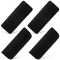 Riakrum 4 Pcs Baby Car Seat Belt Covers Soft Car Seat Straps Shoulder Pads for Kid Infant Stroller Strap Covers Safety Belt Cushion Pads for Boy and Girl(Black,10.63 x 4.33 Inch)
