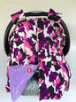 Rosy Kids Infant Carseat Canopy Cover 1pc Wind Proof Baby Car Seat Cover, Sunshade Cover, Boys and Girls, Fits Any Baby Car Seat, Color07NR04