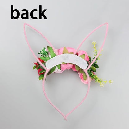 Children Easter Bunny Ears Headband Long Ear Hairband for Baby Girls Infant Toddlers Kids