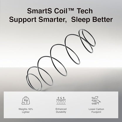Novilla Queen Mattress, 10 Inch Queen Size Mattresses in a Box with Smarts™ Pocket Coil for Pressure Relief, Medium Firm Foam and Spring Hybrid Colchones with CertiPUR-US Certified