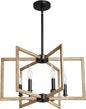 VEVOR 6-Light Chandelier, Metal Farmhouse Chandelier, Adjustable Height, Dining Room Hanging Light Fixture for Ceilings, Modern Chandelier for Bedroom, Foyer, Hall, Kitchen, Living Room and Entryway