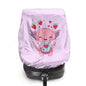Car Seat Protector for Child Car Seat, Cute Axolotl Car Seat Sun Cover for Baby, Pink Strawberry Car Seats Heat Protector Keeps Your Toddler Baby Seat at a Cool Temperature