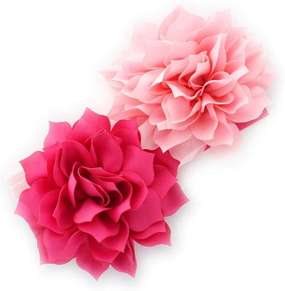 My Lello Petal Flower Headbands Baby - Girls - Toddler Stretchy Elastic Pair