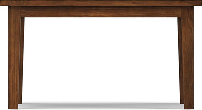 SIMPLIHOME Eastwood Square Dining Table, Solid Wood Walnut Veneer in Walnut, 54 x 54 inches, Contemporary-Style Large Square Kitchen Table for up to 8 People