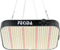 FECiDA 600W Equivalent LED Grow Light, 65W True Power Full Spectrum Plant Light, 0–100% Dimmable, Daisy Chain, Quiet Cooling Fan for Indoor Plants Seedling Veg Bloom