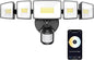 Onforu 5 Heads 120W 12000LM Smart LED Security Lights Motion Sensor Outdoor, APP Control 340° Illumination WiFi Alexa Flood Light 2700K-6500K Exterior Motion Detector, IP65 Wall Light for Yard, Black
