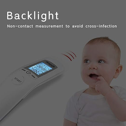 Infrared Forehead Thermometer, maguja Touchless Digital Infrared Thermometer for Adults, Kids, Baby with 3 in 1 Digital LCD Display for Forehead, Body with Fever Alarm and Memory Function