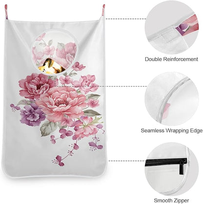 Hanging Laundry Hamper Floral