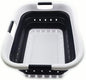 SAMMART 41L Collapsible 3 Handled Plastic Laundry Basket