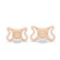 Suavinex Zero Zero Silicone Baby Pacifier w/SX Pro Physiological Pacifier Nipple, (6-18m), 2Pk Fair