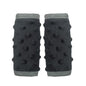 DODO NICI car seat Strap Cover for Baby, seat Belt Cover Cushion, Belt Pads fit Baby Carrier/Pushchair/Stroller, Cozy Peace Dotted Minky, Solid Black