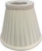Royal Designs Pleated Empire Chandelier Lamp Shade, Eggshell Size 5 (CS-111EG)