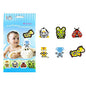 Stick-On Fever Cute Cartoon Forehead Fever Stickers Temperature Fever for Kids Baby Adults Home Supplies Fever Patches Animal Appearance Continuously Fever Temperature Monitoring