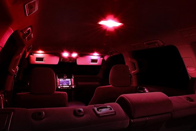 XtremeVision Interior LED for Honda Odyssey 2005-2010 (11 Pieces) Red Interior LED Kit + Installation Tool