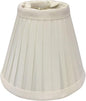 Royal Designs, Inc. CS-841WH Pleated Empire Chandelier Shade, 3 x 6 x 5, White