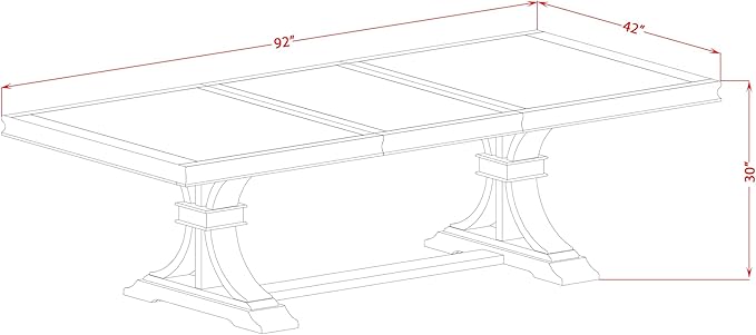 LET-SBB-TP - a Mid-Century Dining Table with Removable Rectangular Tabletop – Sand Blasting Black