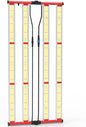 AGLEX 420W Full Spectrum LED Grow Light with UV & IR, 1360 LEDs, Dimmable Daisy Chain, High PPFD Bar Style, 4x5 ft Coverage, Foldable for Indoor Plant Growing, Commercial Seeding Veg Flower - M400