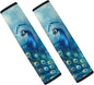 Animal Peacocks Seat Belt Cover Pad 2 Pack Auto Seat Shoulder Protector Belt Cover Pad for Women Animal Auto Seat Belt Cushion Pads Universal Shoulder Strap Pad Vehicle Seatbelt Cover
