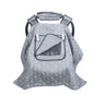 Car seat Covers for Babies boy Girl, Carseat Canopy for Newborn Carrier, 2 Layers Windows of mesh/Fabric, No Shifting on Carrier Handle, Cotton and Fleece, Handle Cushion, White Minky