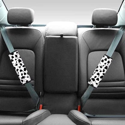 Car Seat Straps Shoulder Pads for Women Men, Cow Universal Fit Seat Belt Covers for All Car Seats/Pushchair/Stroller, 2 Piece
