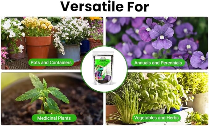Organic Seed Starter Soil – Seed Starting Mix with Mycorrhizal Fungi – Natural Root Stimulator – Potting Soil for Vegetables and Herbs (3 QUARTS)