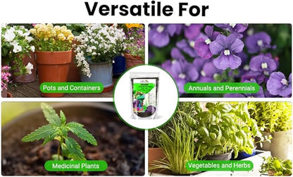 Organic Seed Starter Soil – Seed Starting Mix with Mycorrhizal Fungi – Natural Root Stimulator – Potting Soil for Vegetables and Herbs (3 QUARTS)