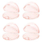 Accmor Pacifier Case, Pacifier Holder Case, Pacifier Container for Travel, BPA Free,Transparent Pink, 4 Pack