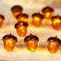 BOHON 3D Acorn Fall Decor Harvest String Lights Battery Powered with Remote and Timer 10ft 30 LEDs Thanksgiving Decorations for Christmas Party Autumn Tree Ornaments