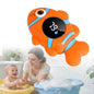Baby Bath Thermometer, with LED Display and Temperature Warning,Kids' Bathroom Safety Products, Newborn Bath Safety Toy Thermometer (Clownfish)