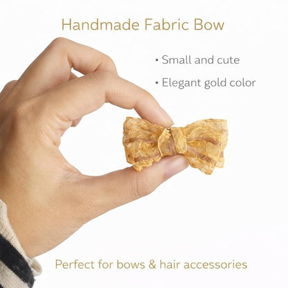 Baby Hair Clips Set, 10PCS Soft Fabric Hair Accessories for Toddlers, Mini Hair Bows for Daily Wear, School, Parties, Birthday Gifts (Brown)