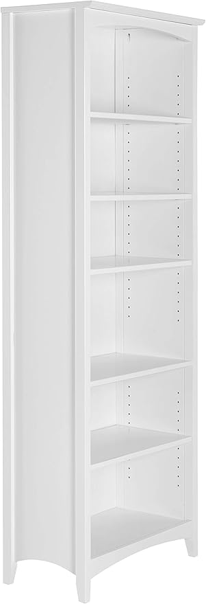Camaflexi Shaker Style Bookcase, 72", White