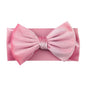 Baby Girl's 7'' Soft Big Bowknot Velvet Headband Toddler Hairband for Photography Travel Party Festivals (Pink, One Size)