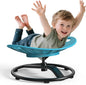 Spinning Chair for Autistic Kids - Safety Handle Sensory Chair for Autistic Children with Non-Slip Design, 3-12 Years Kids Swivel Chairs (Blue)