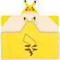 Pokemon Pikachu Kids Super Soft Bath/Pool/Beach Soft Cotton Terry Hooded Towel Wrap, 24 in x 50 in, (Officially Licensed Product) By Franco