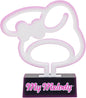 Silver Buffalo Sanrio Hello Kitty and Friends My Melody Neon LED Lamp Room Decor Mood Light, Battery Powered (Requires 2 AA Batteries - Not Included)(Requires 2 AA Batteries - Not Included)