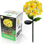 Touch Of ECO Solar LED Metal Flower Stake Light - Perfect for Your Garden, Patio, Walkway, or Outdoor Living Area - Includes 1 Flower Light