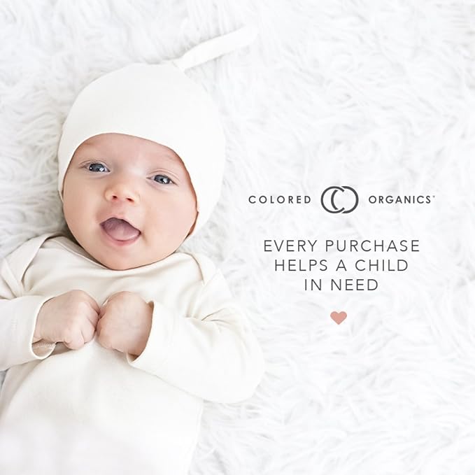 Colored Organics Baby Organic Cotton Dainty Bow Headband - Infant Girls - Palmer Floral/Dune + Laguna Muslin