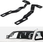 Nilight Ditch Light Brackets Auxiliary Offroad Work LED Pod A-Pillar Hood Mounts for 3rd Gen Tacoma 2016 2017 2018 2019 2020 2021