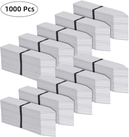 Kensizer 1000 Pcs 4 Inches Plastic Waterproof Plant Labels with a Gel Pen, Nursery Garden Stake Tags, Marker Labels Sticks for Potted Plants